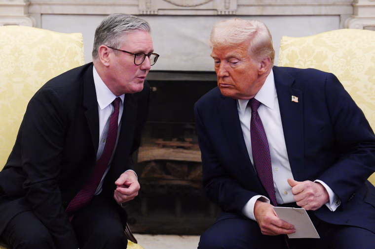 UK Prime Minister Meets With President Trump In Washington