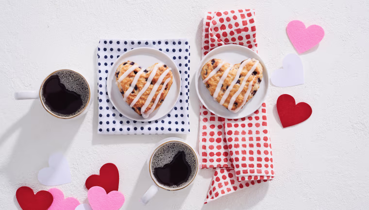 Bojangles’ Heart-Shaped Bo-Berry Biscuits.