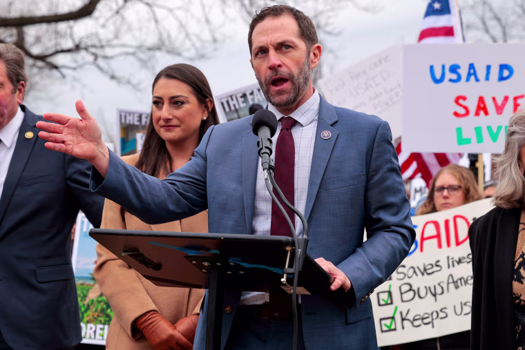 Image: Rally Held In Support Of USAid As Trump Administration Works To Disrupt The Agency