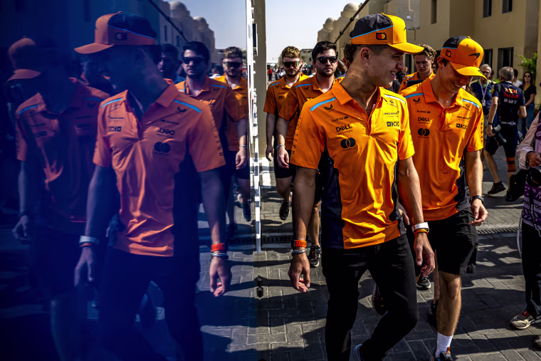 Lando Norris and Oscar Piastri 