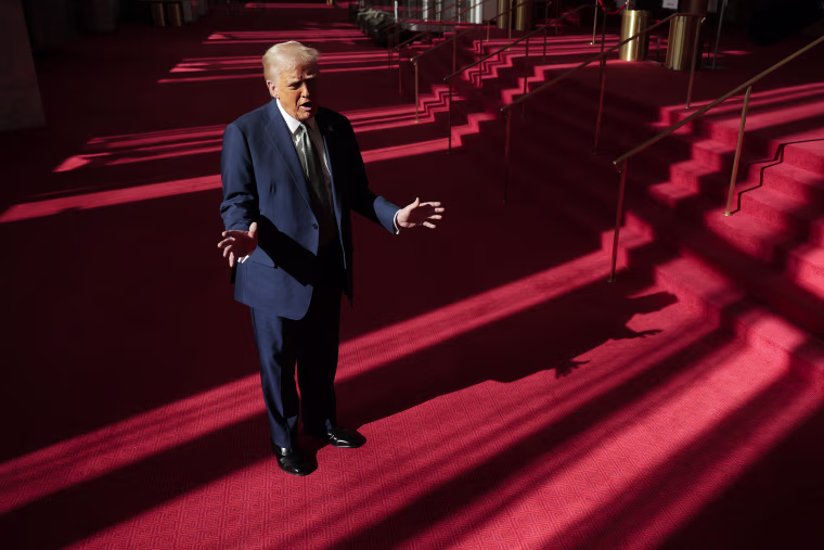 President Trump Participates In A Kennedy Center Board Meeting And Tour