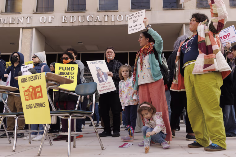 DC: Rally At Department of Education Against Funding Cuts