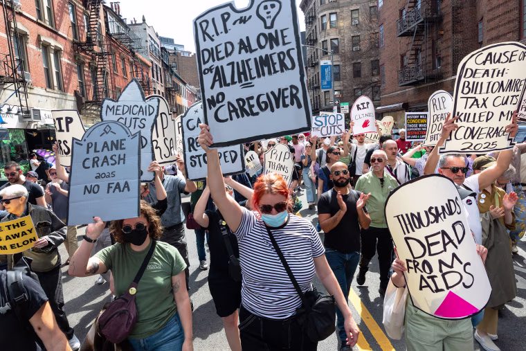 Activists Rally against DOGE Cuts