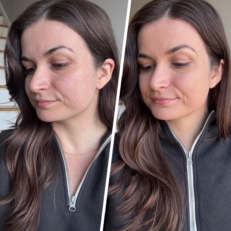 Senior editor Francesca Cocchi Zabloudil wearing bareMinerals