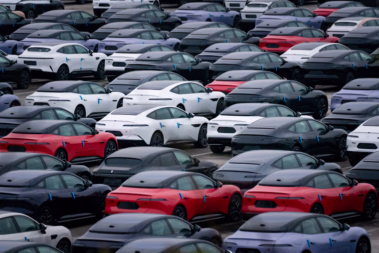 Vehicle Distribution Center Of Chang'an Auto In Chongqing
