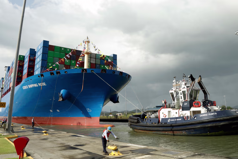 china container ship cosco trade usa chinese