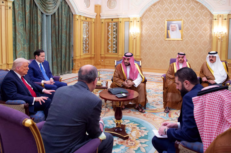 Trump became the first US president in 25 years to meet a Syrian leader on May 14, after he offered sanctions relief in hopes of offering a new path to the war-battered country. 