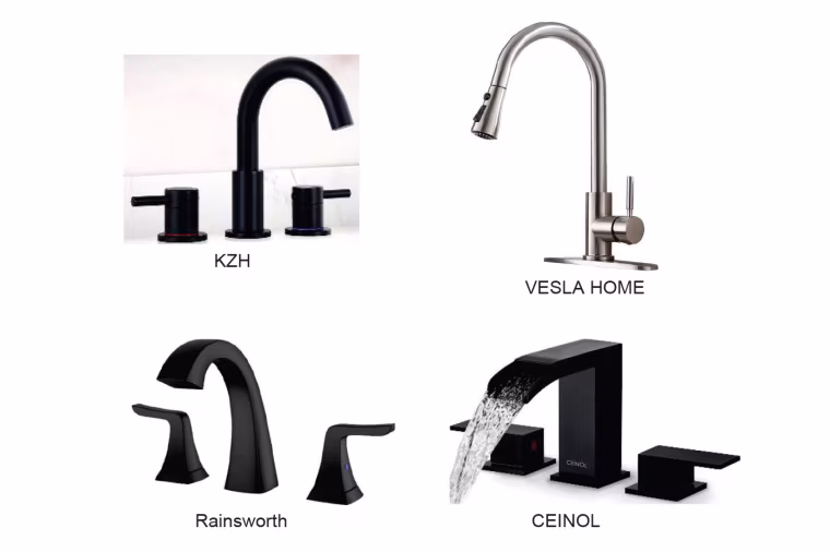 Recalled water faucets.