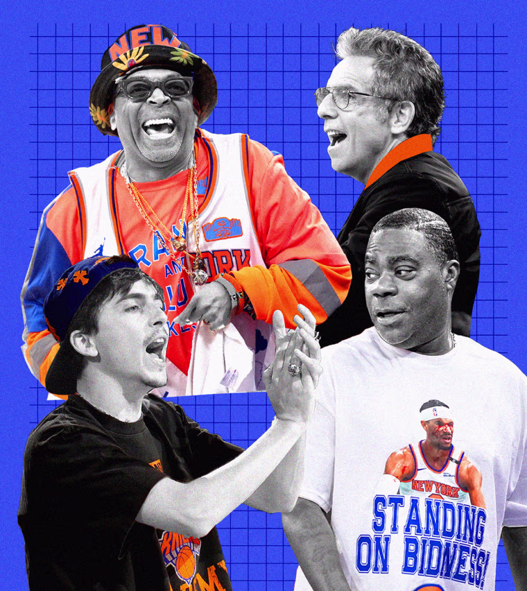Photo collage of Spike Lee, Ben Stiller, Timothee Chalamet, and Tracy Morgan 