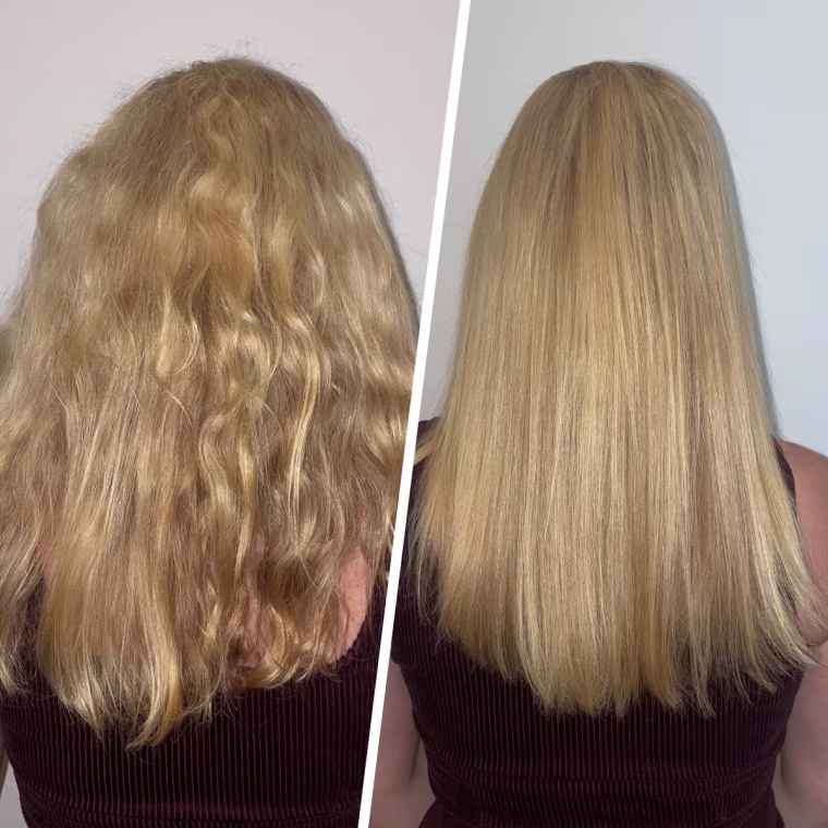 Before (left) and after (right)