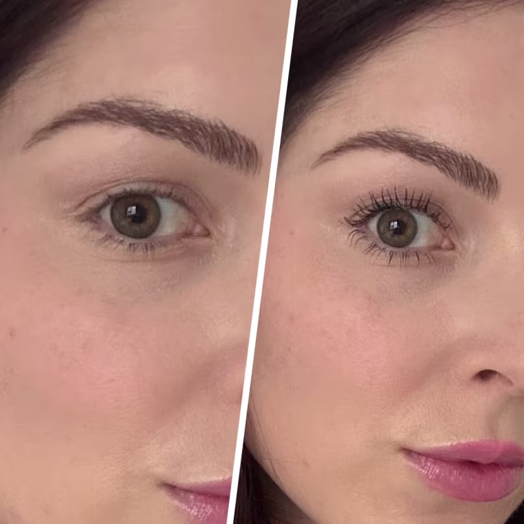 Associate editor Shannon Garlin tries the Clinique High Impact Waterproof Mascara.