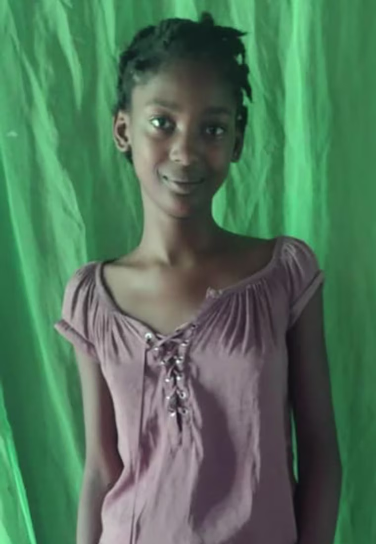 Fabienne Rene, who lives in Port-au-Prince, Haiti.