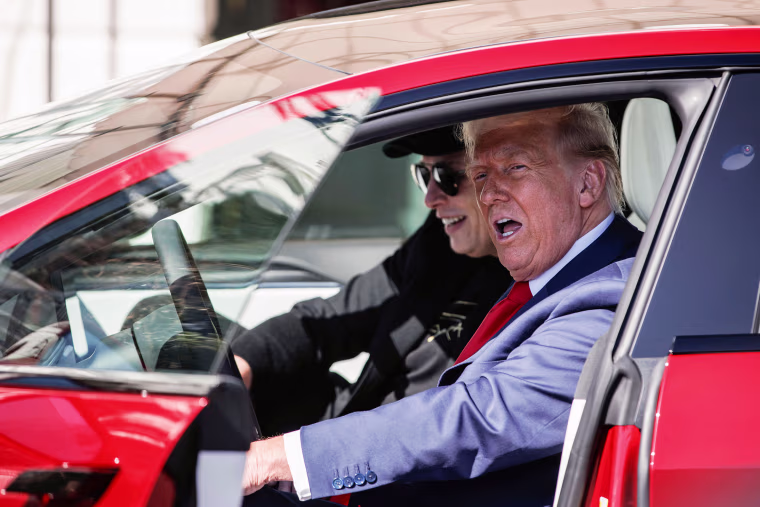 Trump Says He's Going To Buy A Tesla As Shares Slump
