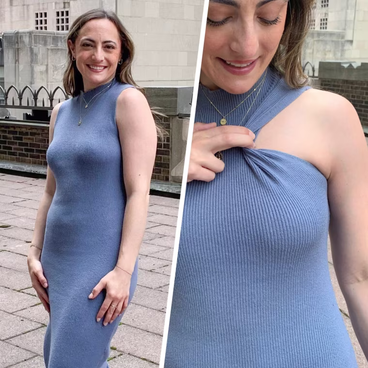 Worn underneath a dress.