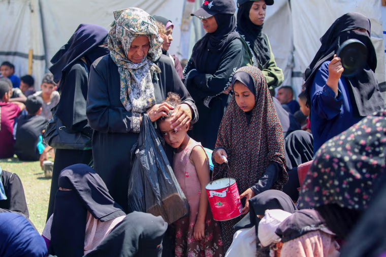 Palestinians in Gaza.