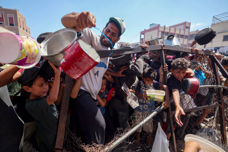 Palestinians in Gaza.