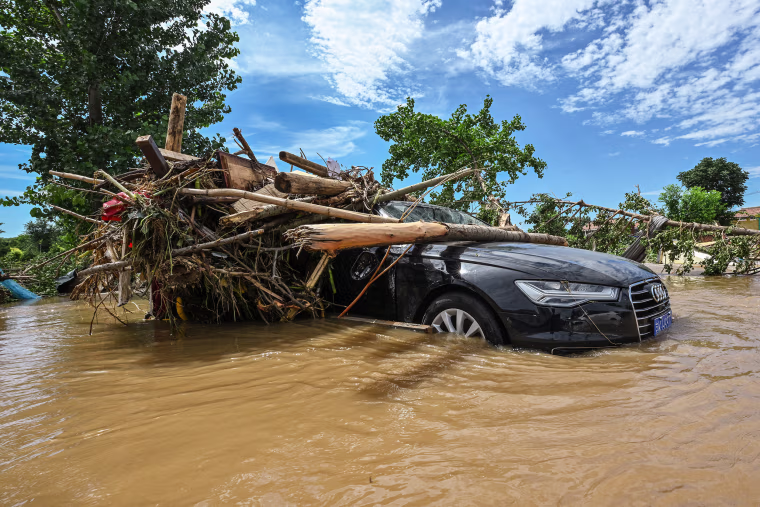 CHINA-WEATHER-FLOOD