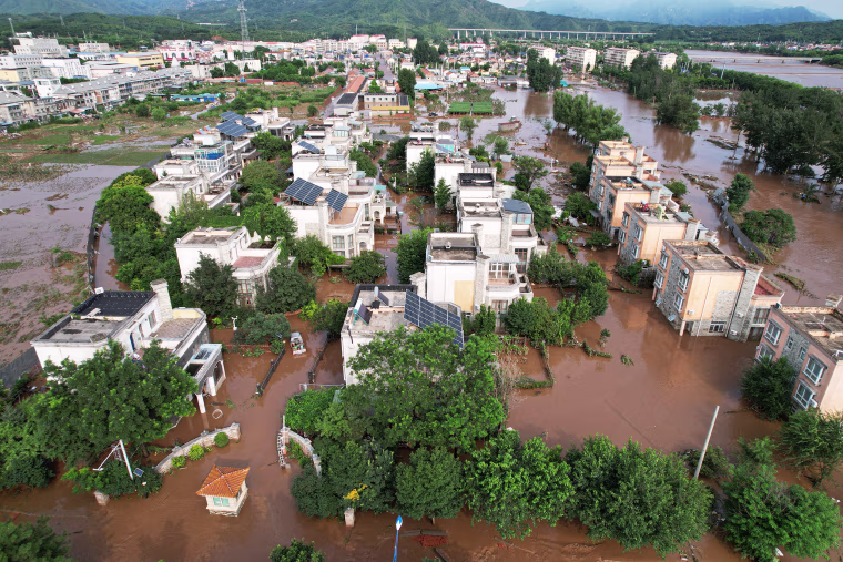 CHINA-ENVIRONMENT-WEATHER-FLOODS