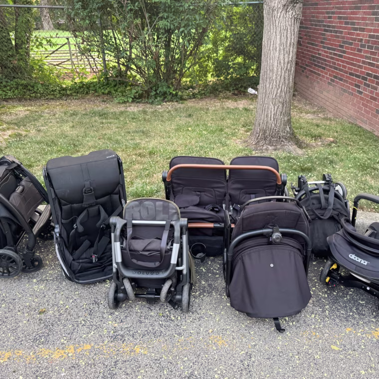 Each stroller tested, folds compactly using only a few buttons to minimize. Easy for storage. 