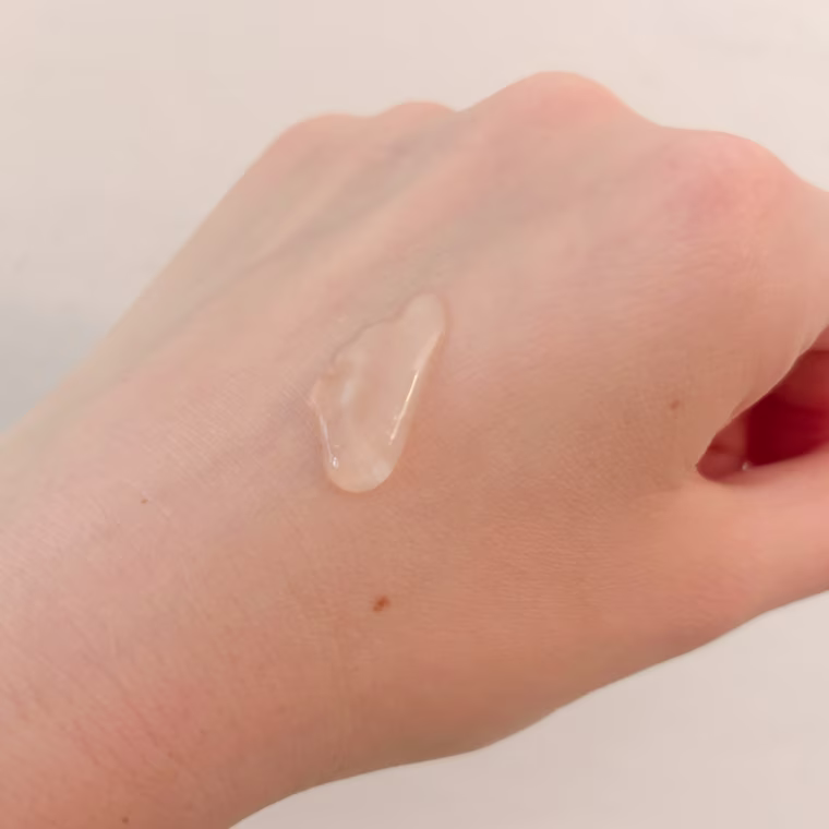 Lancome primer on back of hand