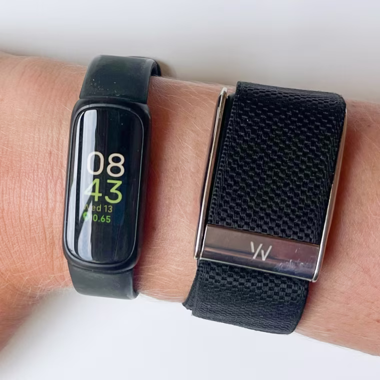 Writer Emma Stessman put the Fitbit Inspire 3 (left) head-to-head with competitors to see how each health tracker performed.