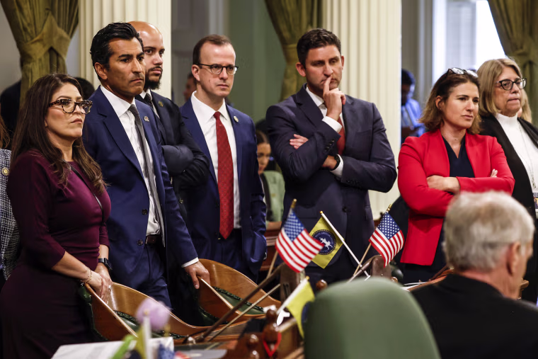 Image: California Gov. Newsom Leads Democratic Redistricting Plan In The State