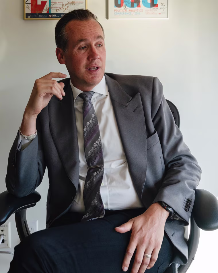 Havard professor and political scientist Ryan Enos.
