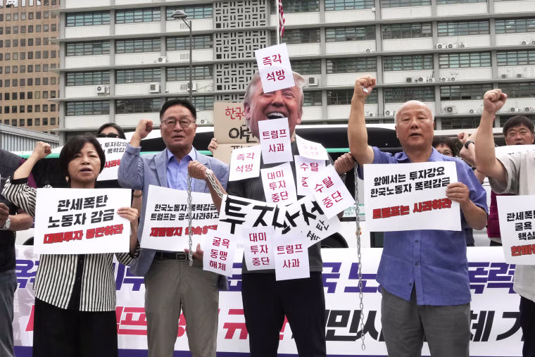 South Korea US Immigration Raid Hyundai Plant
