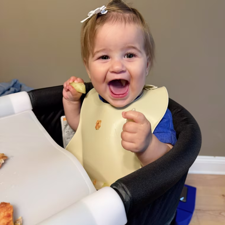 Strapping in takes practice, and the seat can feel large enough for smaller babies to slide down.