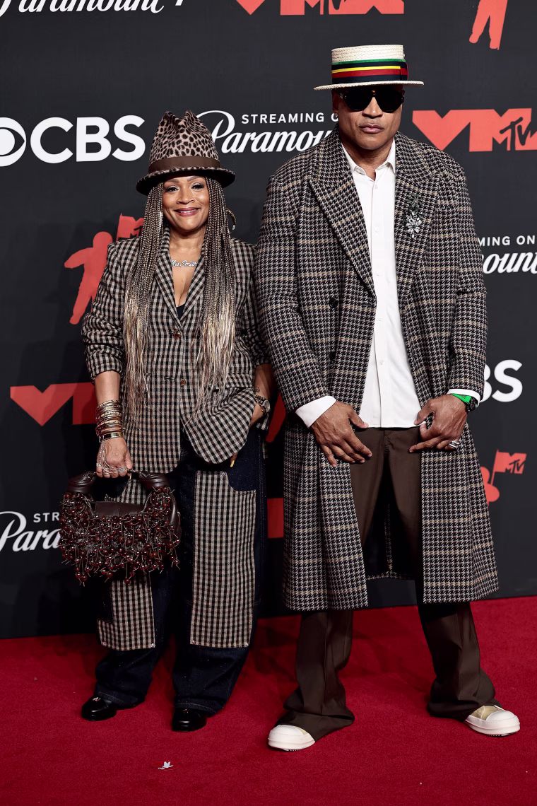 Simone Smith and LL Cool J.