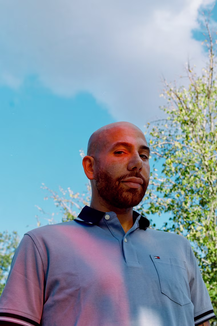 Giuseppe Corletto stands outside