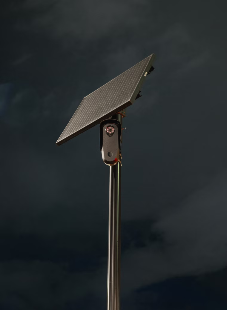 A Flock Safety camera.