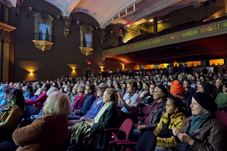 Graham Platner rally in Portland, Maine on Sunday, Nov 2, 2025.