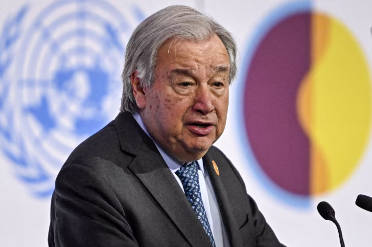 Antonio Guterres.