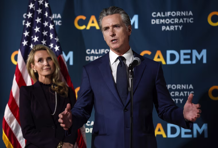 Image: California's Democratic Party Holds Election Night Gathering To Watch Prop 50 Results