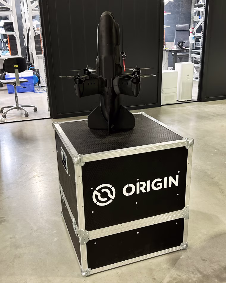 The Blaze interceptor drone, developed by Origin.