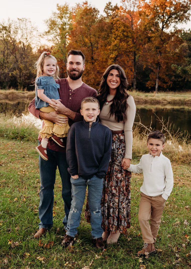 Peyton Riley and her family 