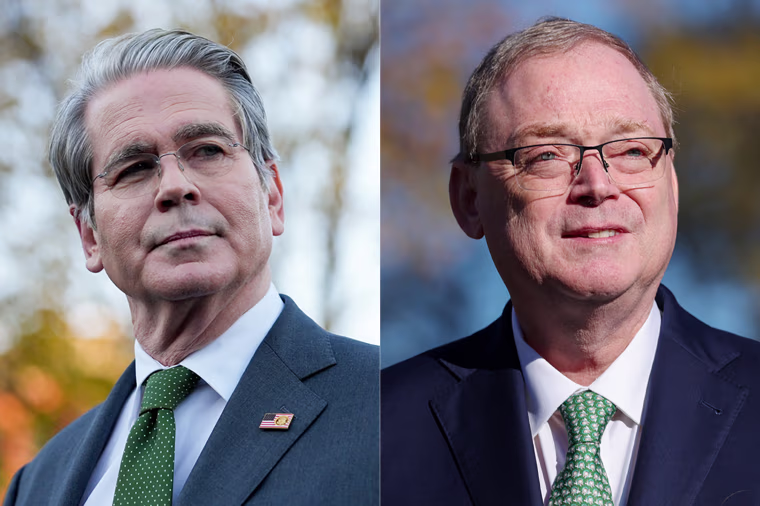 Scott Bessent; Kevin Hassett.