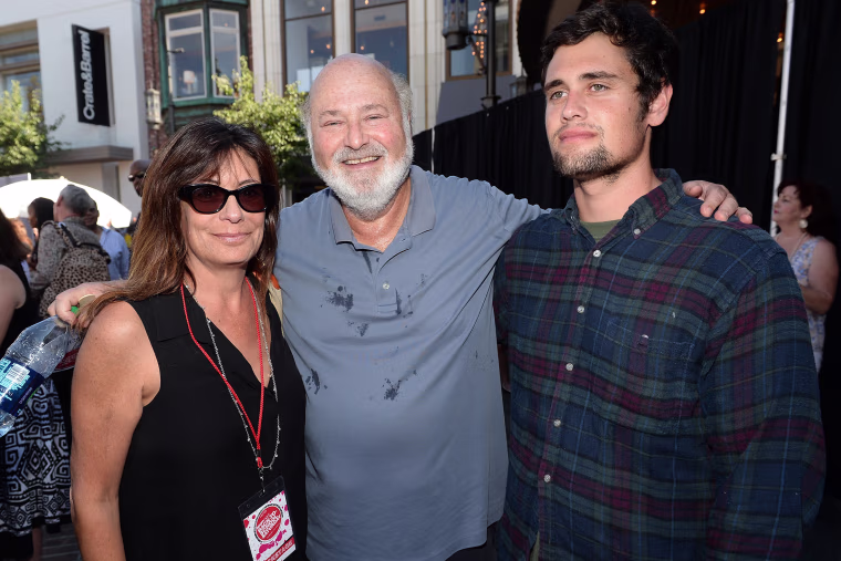 Rob Reiner, Michele Singer and son Nick Reiner in 2013.