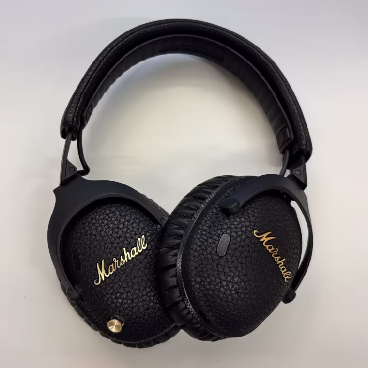 Marshall over-ear headphones on a light background