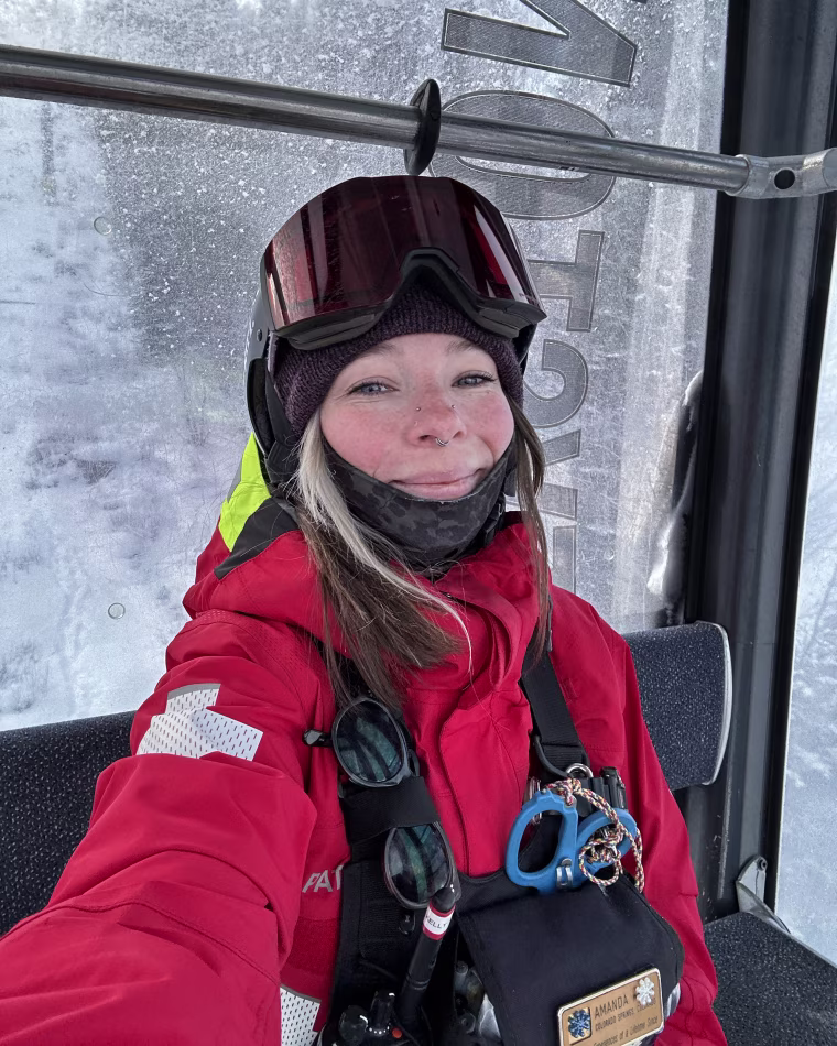 Keystone ski patroller Amanda Kelly has worked at the resort since 2013.