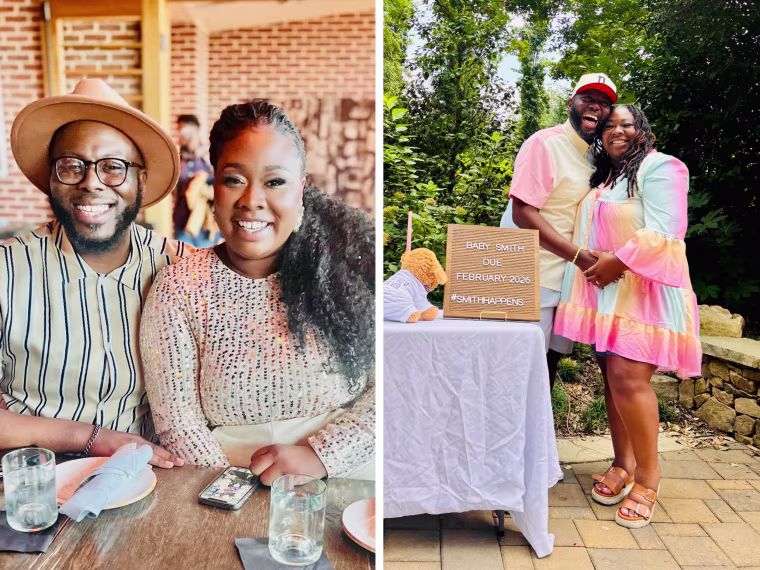 Janell Green Smith and her husband, Daiquan Smith.
