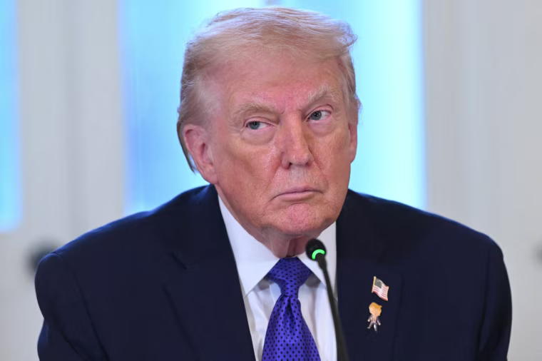 President Donald Trump during a meeting at the White House on January 9, 2026.