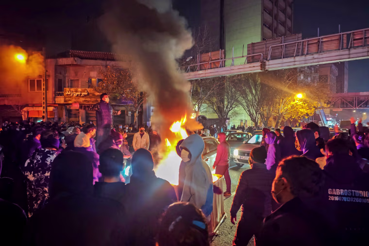 Image: Unrest In Iran As Protesters Demonstrate Over Economic Crisis