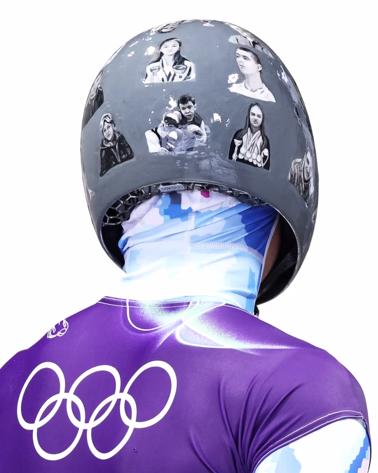 Image: Skeleton Training - Milano Cortina 2026 Winter Olympics: Day 4