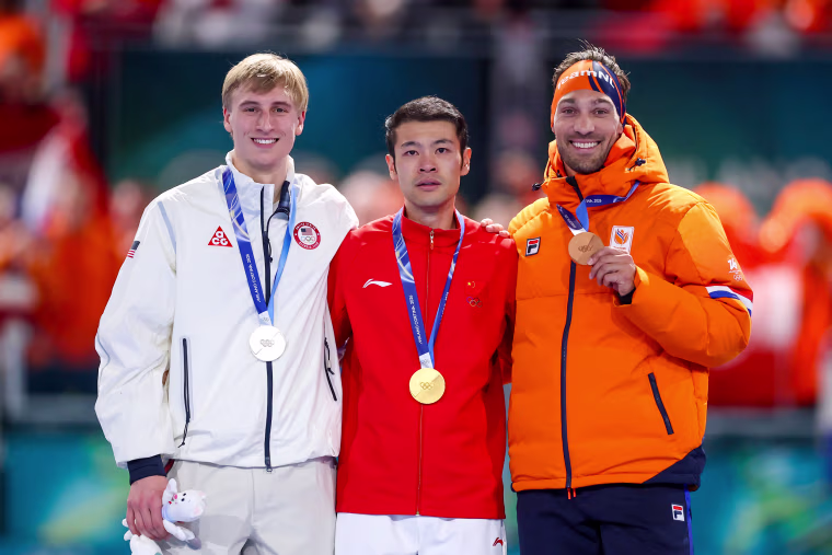 Image: Speed Skating - Milano Cortina 2026 Winter Olympics: Day 13