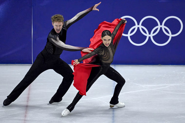 Madison Chock and Evan Bates.