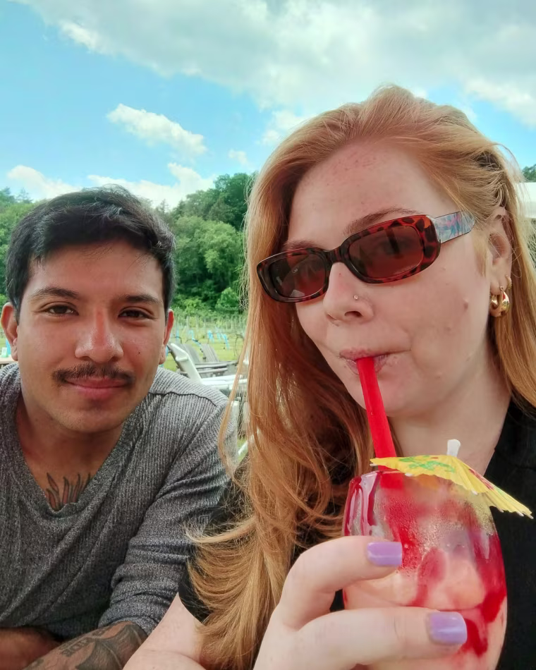 Oscar Enriquez and Haley Pulver.