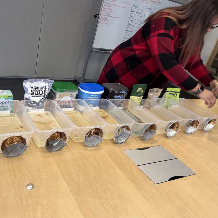 Our in-house testing got a little gnarly with all the baked-on gravy we had to clean up.