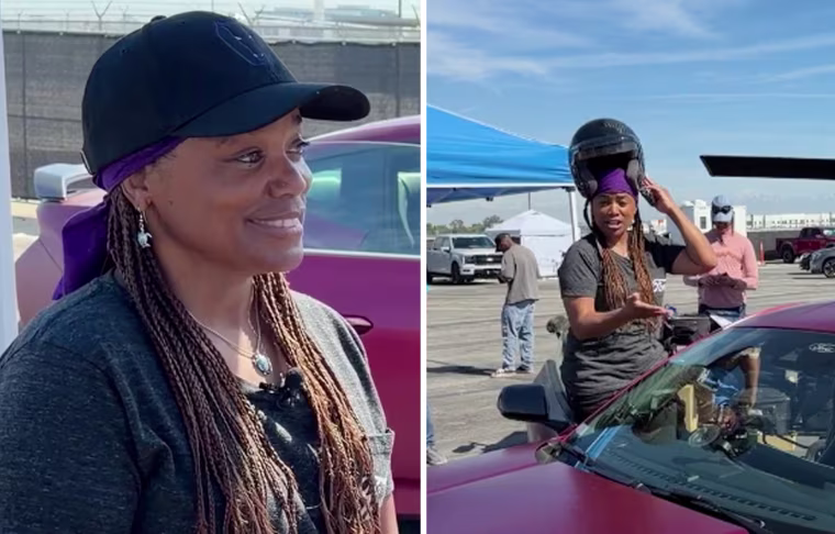 Stunt driver Dee Bryant.